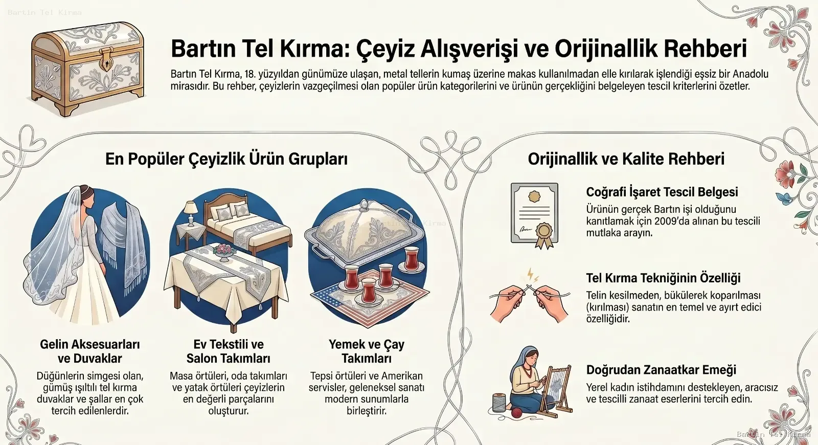 Çeyiz Alışverişi Rehberi: En Popüler Tel Kırma Ürünleri ve Tavsiyeler